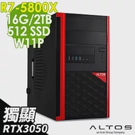 Acer Altos P15F7 繪圖工作站 (R7-5800X/16G/2TB+512SSD/RTX3050_8G/500W/W11P)