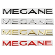 3D Car Metal Trunk Letters Words Logo Emblem Badge Decals Sticker For Renault Megane 1 2 3 4 5 RS GT