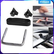 [Etekaxa] U Bolt Roof Rack Clamps PP Heavy Duty Metal Easy to Install Roof Rack Luggage Carrier Acce