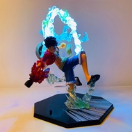Luffy gear 2 haki model, regular product, letterless base with USB led - Fzero set - ONE PIECE - No 