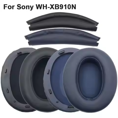 2Pcs Ear Pads For Sony WH-XB910N Headphone Replacement Ear Pad Cushion Cups Cover Earpads Repair Par