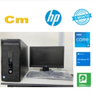 (HP Intel I5-6th Generation MT Refurbished) PRODESK 400 G2 MT/ 8GB DDR4 RAM / 500GB HDD / Window 10/ No monitor