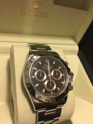 Rolex 116520 黑面 Fullset 99% New