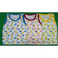 Hikari L3 print white Singlet AW159 undershirt stump t-shirt