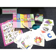 Little Sun : (Value Pack) Waktu Belajar & Kad Imbas Mini - abjad (huruf kecil)