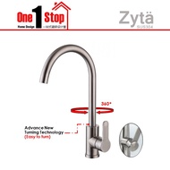 🌈ZYTA🌈 SUS304 S/STEEL MATTE KITCHEN SINK COLD TAP