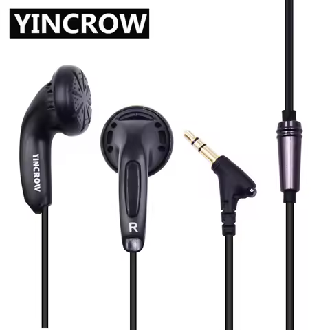 New Original YINCROW X6 In Ear Earphone Earbud Flat Head Plug Earplugs PK PK1 MX985 Earbud Kill Monk