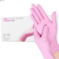 NEEDWAY 100pcs Dishwashing Gloves, Nitrile Disposable Cleaning Gloves, Beauty Salons Supplies Waterproof Flexible Convenient Tattoo Gloves Kitchen