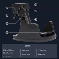 🎮L25B Gun-style Mouse Shooting Game FPS Grip Trigger Pistol Vertical Wired Gaming Peripheral Gun-sha