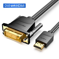 Vention Cáp DVI Sang HDMI Chân DVI D 24 + 1 Hỗ Trợ Cáp HD 4K 60HZ Cáp HDMI Sang DVI Hỗ Trợ Cáp HDMI