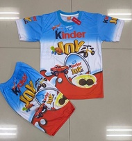 Baju KINDER JOY anak anak setelan KINDER JOY anak anak baju makanan anak anak