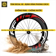 FFWD Bike Alley decal sticker Set, waterproof, fade-resistant, stylish decoration