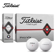 Titleist Golf Pro V1X ลูกกอล์ฟสี่ชั้นสามชั้น [12 แคปซูล 1 กล่อง] 43622
