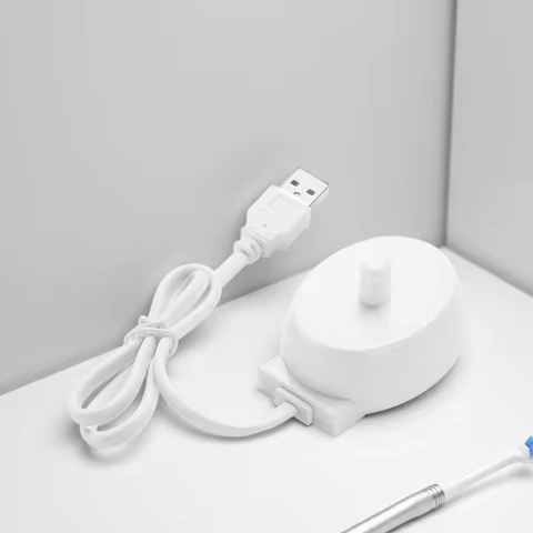 USB Travel Charger Dock 3757 Electric Toothbrush Charging Cradle For Braun Oral B Series D12 D20 D16