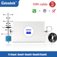 12 Meters RG6 Cable For 2G+3G+4G Cell Phone Network Booster Band1+Band3+Band8/Band5 70dbi High Gain 