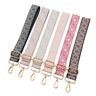 New Color Jacquard Decoration Wide Shoulder Strap Bag Accessories Strap 3.8cm Wide