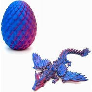 3D Printed Dragon with Wings and Egg, Surprise 3D Printed Egg with Flying Dragon Inside, 3D Printed 
