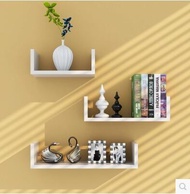 3pcs/set The bedroom living room wall closet wall rack   book shelf