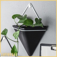 [Lovoski1] Triangle Wall Planter Succulent Flower Pot Home Decor for Flower Succulent