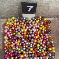 7. [50GR / 100GR] LIGHT PEARL BEAD 8MM 50GR 100GR