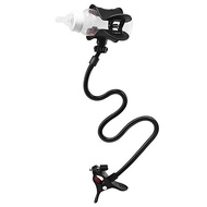 Hands-Free Nursing Pillow with Bottle Holder - Black, Unisex Twins & Multiples Baby Feeding Support