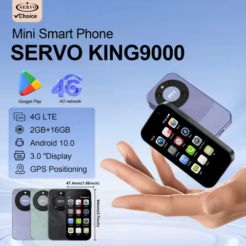 4G LTE Mini Smartphone Android OS 3.0'' Display 2GB+16GB Face Unlock 2 SIM Pocket Cellphones WiFi Go