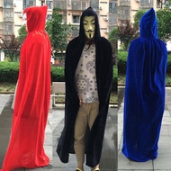 [Ready Stock] Halloween Costume Cloak Cloak Children Horror Adult Death Cloak Vampire cos Costume Wi