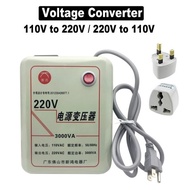 2000W 3000W Voltage Transformer 110V to 220V Step Up/Down Voltage Converter Travel Adapter