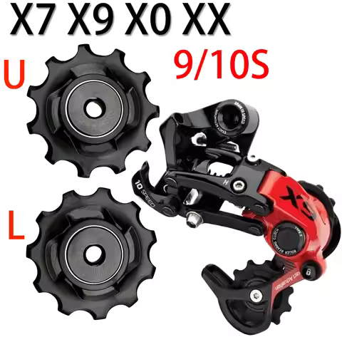 11T 9/10 Speed Bicycle Rear Derailleur Pulley Wheel Plastic MTB Bike Bearing Jockey Wheel For SRAM X