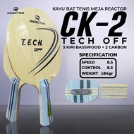 Kayu Bat Tenis Meja Pingpong Reactor Carbon CK2