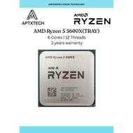 [ AMD RYZEN 5 5600X ] 4.6GHZ 32MB Cache Processor With AM4 Mobo Combo