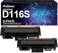 MLT-D116S D116S Black Toner Cartridge (2-Pack) Replacement for Samsung MLT-D116S Toner Cartridge Bla