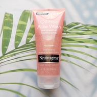 นูโทรจีนา โฟมมิ่ง สครับ สำหรับผิวเป็นสิวง่าย Oil-Free Acne Wash Pink Grapefruit Foaming Scrub 59 or