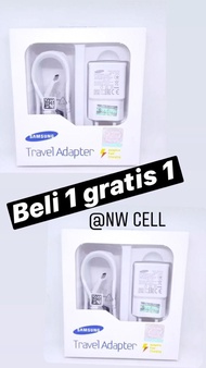 beli 1 gratis 1Charger ORIGINAL Samsung Galaxy S7 S7 Edge SM G930FD G935FD Fast Charging Casan Cesan