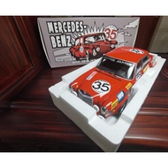 1: 18 Mini Cut Mercedes-benz 300sel benz Red Pig No. 35, Replica Alloy Box Tibetan Car, Measurement 
