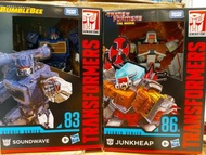 Transformers Studio Series 83 Soundwave& Series 86 Junkheap 
