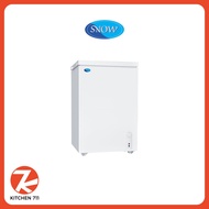 SNOW BDW100 Chest Freezer Top Opening Deep Freezer Peti Sejuk Beku untuk Simpanan Stock Frozen Ikan 