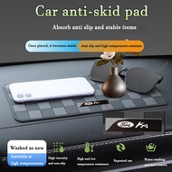 Car Anti Slip Pad with Grid Pattern Car Center Console Pad High Temperature Resistant Square Grid Wa