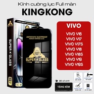 KINGKONG Tempered Glass for Vivo Y16 Y17 Y17S Y18 Y18S Y19 Y19S Full Anti-static Screen