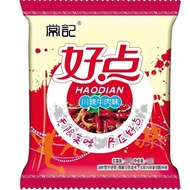 Haodian Crispy Noodles Korean Style Sichuan Spicy Beef Flavor Crispy Noodles Double-Sided Instant No