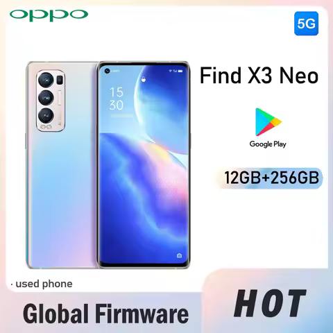 OPPO Find X3 Neo 5G smartphone Global firmware 50MP+32MP ColorOS 11.1 Quadruple camera 12GB 256GB Sn