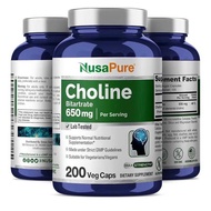 Nusapure choline 650 mg 200 caps