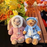 Jellycat Snow Bunny Cute Soft Rabbits Plush Toys 35cm untuk Kanak-kanak dan Dewasa Kualiti Tinggi 5 