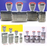 NARCISSUS13A0E Number Stamp, Changeable Personalized Roller Stamps, Number Symbol Rolling 3 ,4 , 5, 