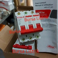MCB 3 Phase HIMEL HDB3WL / 3whn 3 Pole 3P 2A 4A 50A 63A