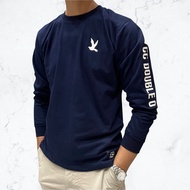 เสื้อยืดแขนยาว งานปักแขน ccoo พร้อมส่ง