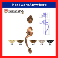 TIESHEN Entrance Door Handle Lockset [Single Door Handle] / Main Door Lock / Door Handle Set