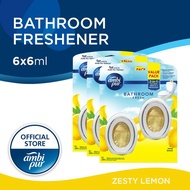 [Bundle of 3] Ambi Pur Bathroom Freshener Zesty Lemon (6ml x 2)