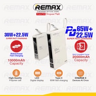 [CCC Certified] RPP-86/RPP-87 10000mAh/20000mAh 30W+22.5W/65W+22.5W Fast Charging Buit-in Cable Powe