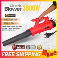 3800W Electric Blower Powerful Blower Angin Machine Leaf Air Blower Dust Outdoor Gardening Blower An